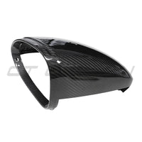 PORSCHE PANAMERA 971 2017-2024 CARBON FIBRE MIRRORS WITHOUT LANE ASSIST - RHD-Accessories-CT CARBON-CT Carbon - High-quality carbon fiber and gloss black aerodynamic parts for premium sports and luxury vehicles.