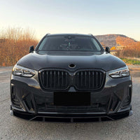 BMW G01/G02 X3/X4 LCI 2022+ GLOSS BLACK SPLITTER - V5