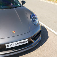 PORSCHE 911 992.1 GTS & CARRERA 2019-2024 CARBON FIBRE SPLITTER - CT DESIGN