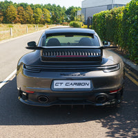 PORSCHE 911 992.1 GTS & CARRERA 2019-2024 CARBON FIBRE DIFFUSER - CT DESIGN