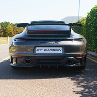 PORSCHE 911 992.1 GTS & CARRERA 2019-2024 CARBON FIBRE DIFFUSER - CT DESIGN