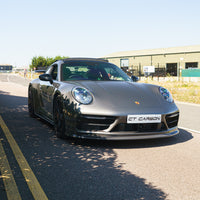 PORSCHE 911 992.1 GTS & CARRERA 2019-2024 CARBON FIBRE SPLITTER - CT DESIGN