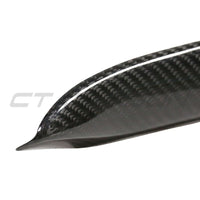 TESLA MODEL 3 2023+ CARBON FIBRE INTERIOR DOOR PANEL TRIM ADD ON-Accessories-CT CARBON-CT Carbon - High-quality carbon fiber and gloss black aerodynamic parts for premium sports and luxury vehicles.