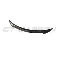TESLA MODEL S 2013+ CARBON FIBRE SPOILER - V2-Spoiler-CT CARBON-CT Carbon - High-quality carbon fiber and gloss black aerodynamic parts for premium sports and luxury vehicles.