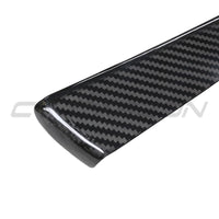 TESLA MODEL S 2021+ CARBON FIBRE DOOR TRIM ADD ON-Accessories-CT CARBON-CT Carbon - High-quality carbon fiber and gloss black aerodynamic parts for premium sports and luxury vehicles.
