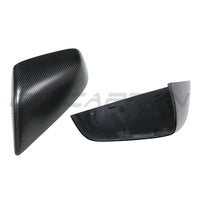 TESLA MODEL S 2013-2020 MATTE CARBON FIBRE MIRRORS-Accessories-CT CARBON-CT Carbon - High-quality carbon fiber and gloss black aerodynamic parts for premium sports and luxury vehicles.