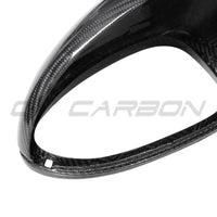 PORSCHE PANAMERA 971 2017-2024 CARBON FIBRE MIRRORS WITHOUT LANE ASSIST - RHD-Accessories-CT CARBON-CT Carbon - High-quality carbon fiber and gloss black aerodynamic parts for premium sports and luxury vehicles.