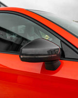 AUDI A3 S3 RS3 8V PRE-PREG CARBON FIBRE MIRRORS - WITH LANE ASSIST