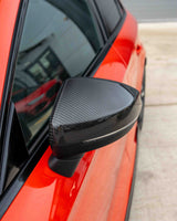 AUDI A3 S3 RS3 8V PRE-PREG CARBON FIBRE MIRRORS - WITH LANE ASSIST