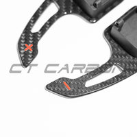 PALETTES DE LEVIER EN FIBRE DE CARBONE AUDI A3/S3/RS3 8Y RS6 C8 - V2