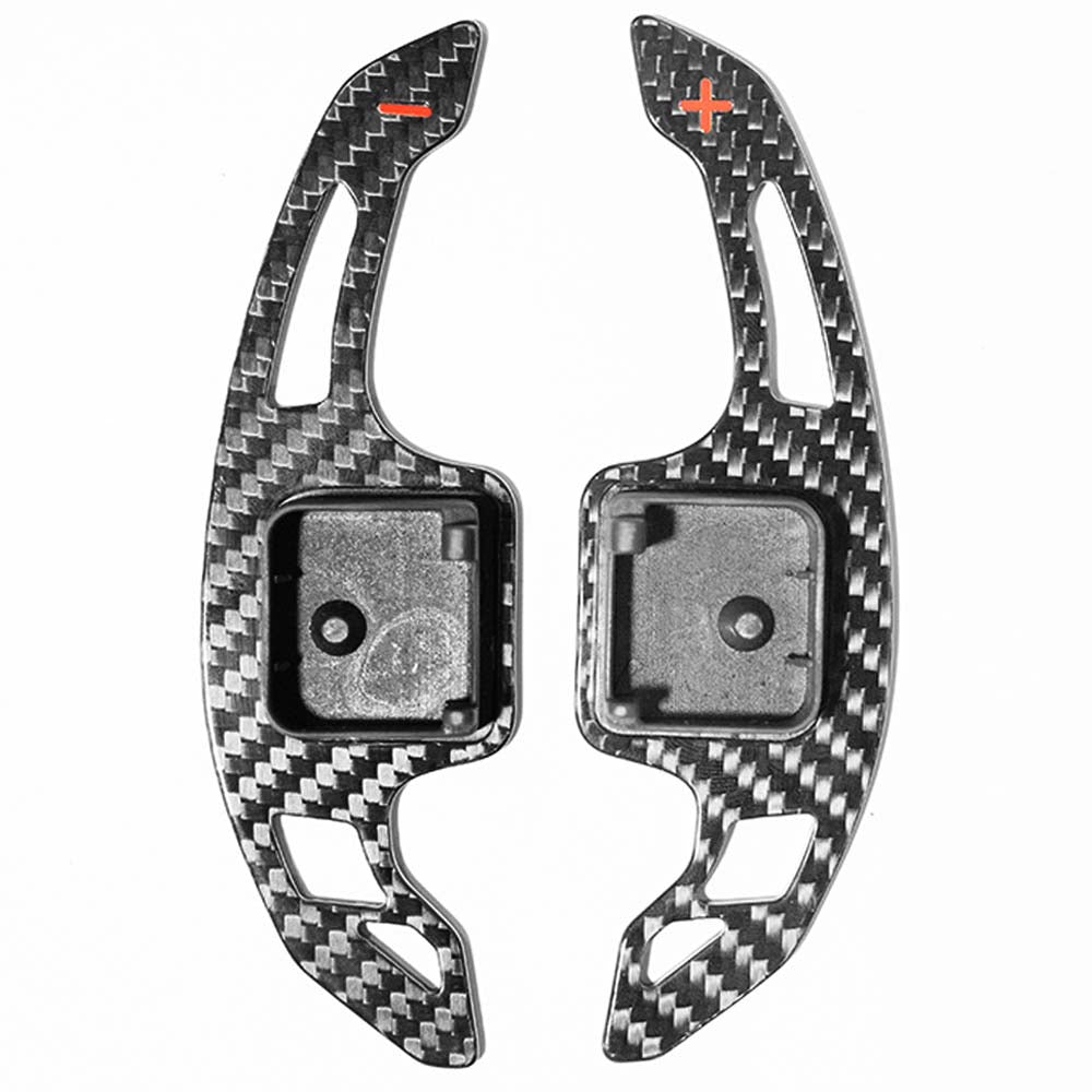 AUDI A3/S3/RS3 8Y RS6 C8 CARBON FIBRE SHIFTER PADDLES - V3-Accessories-CT CARBON-CT Carbon - High-quality carbon fiber and gloss black aerodynamic parts for premium sports and luxury vehicles.