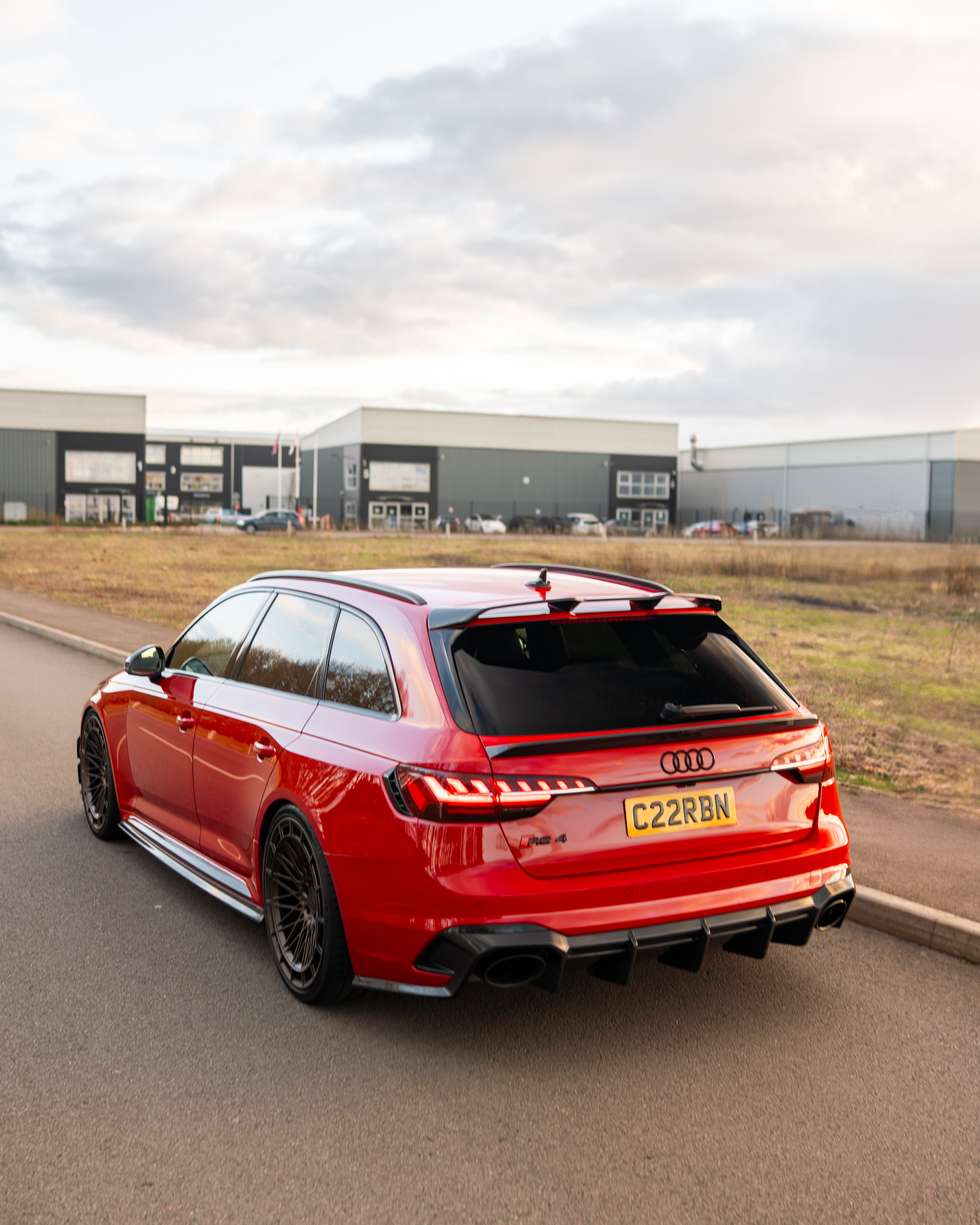 Rs4 Rear Spoiler AUDI RS4 B9.5 CARBON FIBRE MIDDLE SPOILER - CT DESIGN | CT CARBON – CT ...