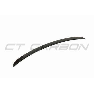 AUDI A5/S5 B9 8W CONVERTIBLE GLOSS BLACK SPOILER-Spoiler-BLAK BY CT-CT Carbon - High-quality carbon fiber and gloss black aerodynamic parts for premium sports and luxury vehicles.