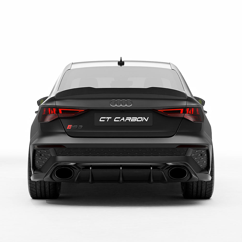 AUDI RS3 8Y CARBON FIBRE REAR DIFFUSER V2 - CT DESIGN | CT CARBON – CT ...