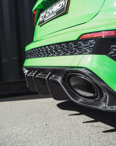 CT CARBON SPLITTER AUDI RS3 8Y SPORTBACK CARBON FIBRE DIFFUSER - CT DESIGN