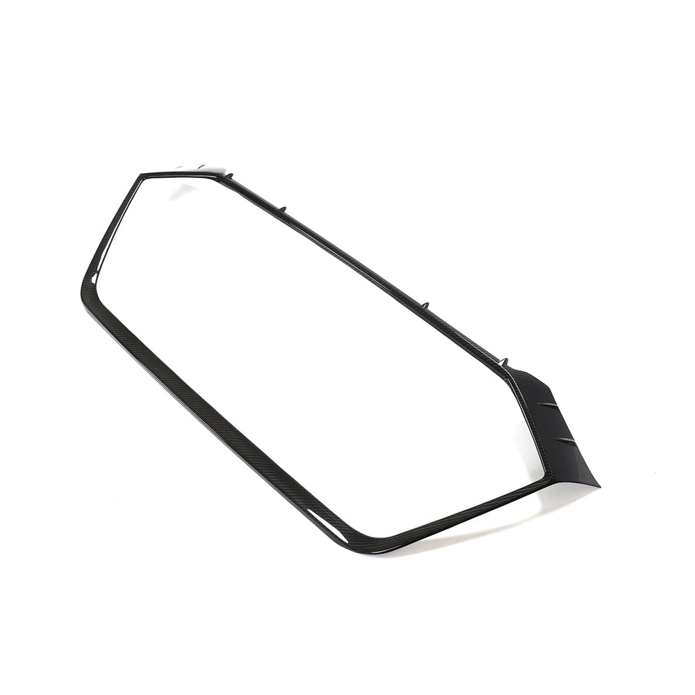 AUDI RS6 & RS7 C8 AVANT CARBON FIBRE GRILLE SURROUND-Accessories-CT CARBON-CT Carbon - High-quality carbon fiber and gloss black aerodynamic parts for premium sports and luxury vehicles.