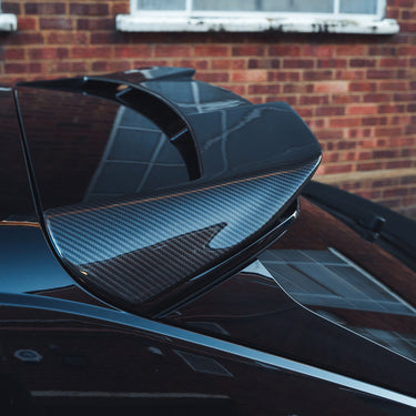 AUDI RSQ8 2020+ CARBON FIBRE ROOF SPOILER - CT DESIGN-Spoiler-CT CARBON-CT Carbon - High-quality carbon fiber and gloss black aerodynamic parts for premium sports and luxury vehicles.