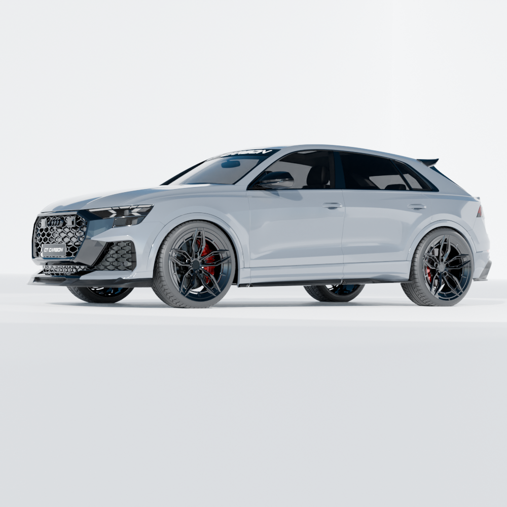 AUDI RSQ8 FACELIFT 2025+ CARBON FIBRE SPLITTER - CT DESIGN | CT CARBON ...