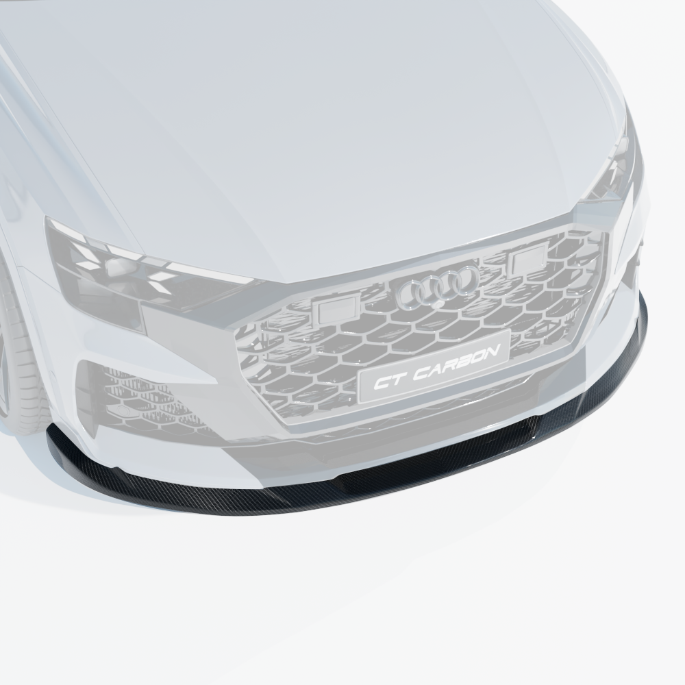 AUDI RSQ8 FACELIFT 2025+ CARBON FIBRE SPLITTER - CT DESIGN | CT CARBON ...