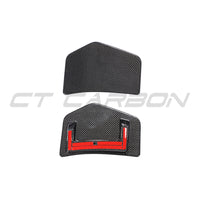 AUDI TTRS QUATTRO MK3 CARBON FIBRE REAR BUMPER ADD ON-Accessories-CT CARBON-CT Carbon - High-quality carbon fiber and gloss black aerodynamic parts for premium sports and luxury vehicles.