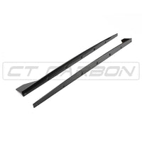 CT CARBON SPLITTER BMW 1 SERIES F40 CARBON FIBRE SIDE SKIRTS - CT DESIGN