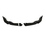 BMW 3 SERIES 2022+ G20/G21 GLOSS BLACK LCI SPLITTER-Splitter-BLAK BY CT-CT Carbon - High-quality carbon fiber and gloss black aerodynamic parts for premium sports and luxury vehicles.