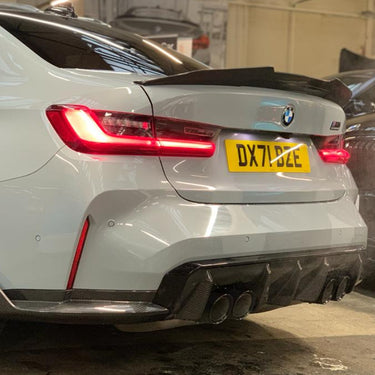 CT CARBON SPOILER BMW 3 SERIES / M3 G20/G80 WET CARBON FIBRE SPOILER - PS STYLE