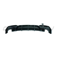 DIFFUSEUR À EMBOUT RONDE NOIR BRILLANT POUR BMW SÉRIE 4 G22/G23
