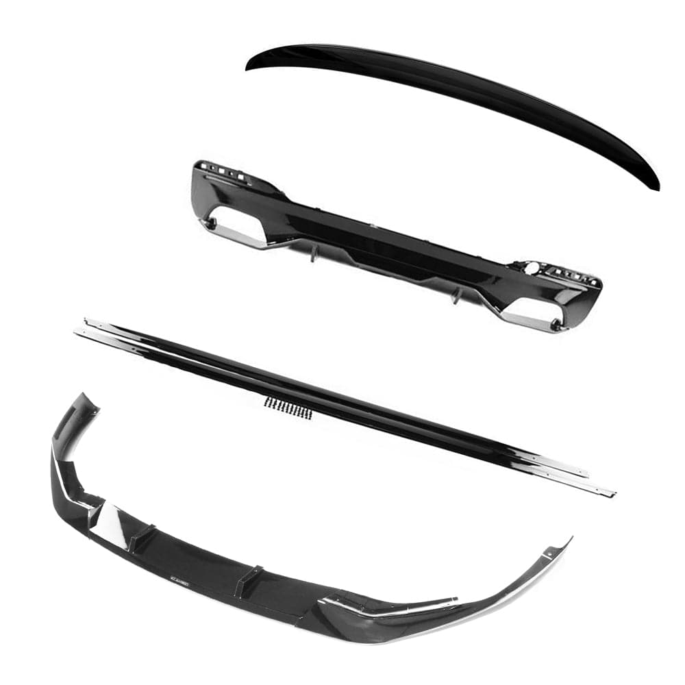 BLAK BY CT FULL KIT BMW 5 SERIES G30 LCI 21+ GLOSS BLACK KIT - MP STYLE