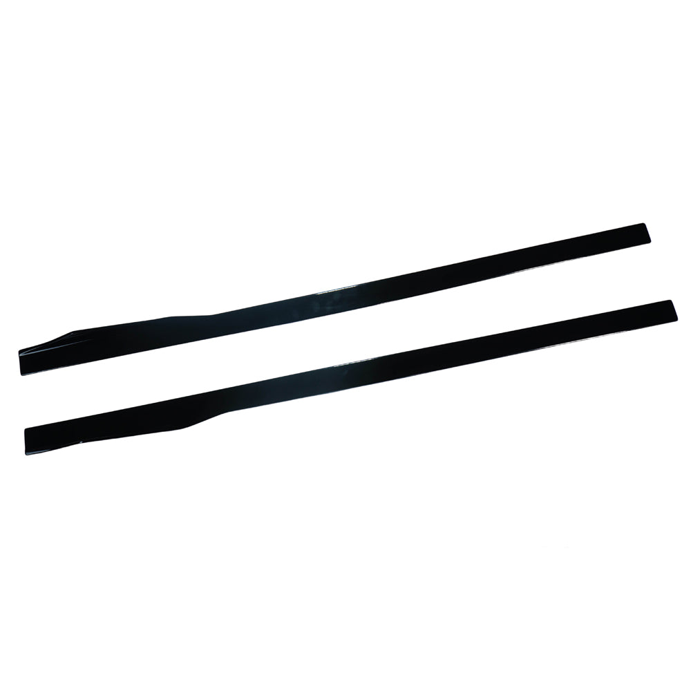BMW 8 SERIES G14/G15 CONVERTIBLE/COUPE 2018+ GLOSS BLACK SIDE SKIRTS-Side Skirts-BLAK BY CT-CT Carbon - High-quality carbon fiber and gloss black aerodynamic parts for premium sports and luxury vehicles.