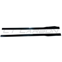 Jupes latérales noires brillantes pour BMW Série 8 G16 2018+