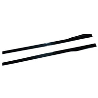 Jupes latérales noires brillantes pour BMW Série 8 G16 2018+