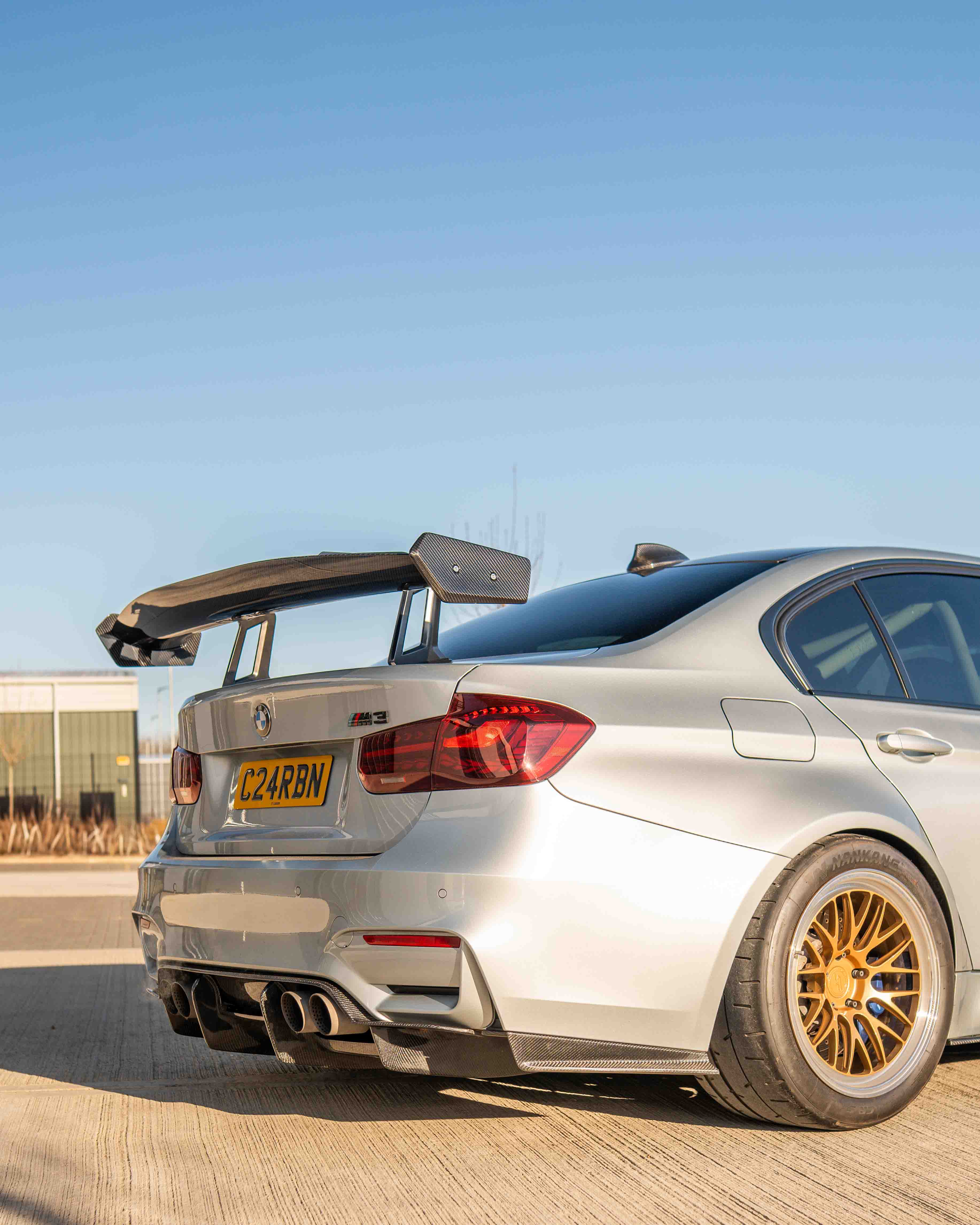 BMW F80 M3/F30 3 SERIES CARBON FIBRE SWAN NECK WING - CT DESIGN | CT ...