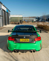 BMW F87 M2/M2C & F22 2 SERIES CARBON FIBRE SWAN NECK WING - CT DESIGN