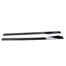 BMW F87 M2/M2C GLOSS BLACK SIDE SKIRTS-Side Skirts-BLAK BY CT-CT Carbon - High-quality carbon fiber and gloss black aerodynamic parts for premium sports and luxury vehicles.