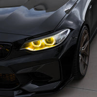 ENSEMBLE DE MODULES DE FEUX DE BROUILLARD AU XÉNON JAUNE PRÉ-LCI POUR BMW F87 M2/M2C (2014-2018)