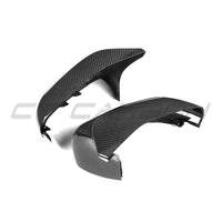 Rétroviseurs en fibre de carbone préimprégnés pour BMW F90 M5 2018-2023 (conduite à gauche uniquement)
