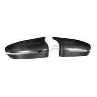 Rétroviseurs en fibre de carbone préimprégnés pour BMW F90 M5 2018-2023 (conduite à droite uniquement)