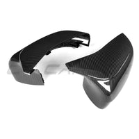 Rétroviseurs en fibre de carbone préimprégnés pour BMW F90 M5 2018-2023 (conduite à droite uniquement)