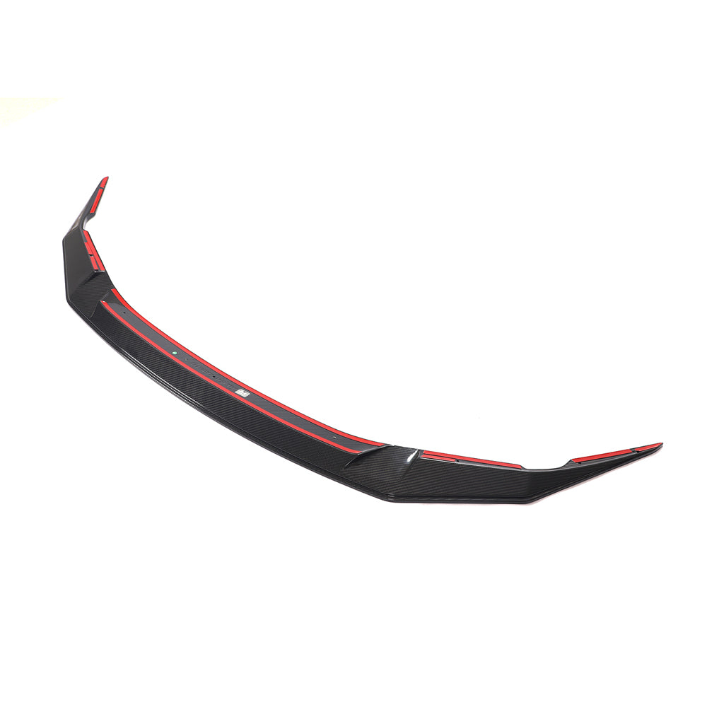 BMW F90 M5 & M5C LCI CARBON FIBRE SPLITTER - GTS-Splitter-CT CARBON-CT Carbon - High-quality carbon fiber and gloss black aerodynamic parts for premium sports and luxury vehicles.