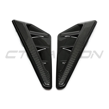BMW F95 X5M 2019-2022 (PRE-LCI) CARBON FIBRE FRONT FENDER TRIM