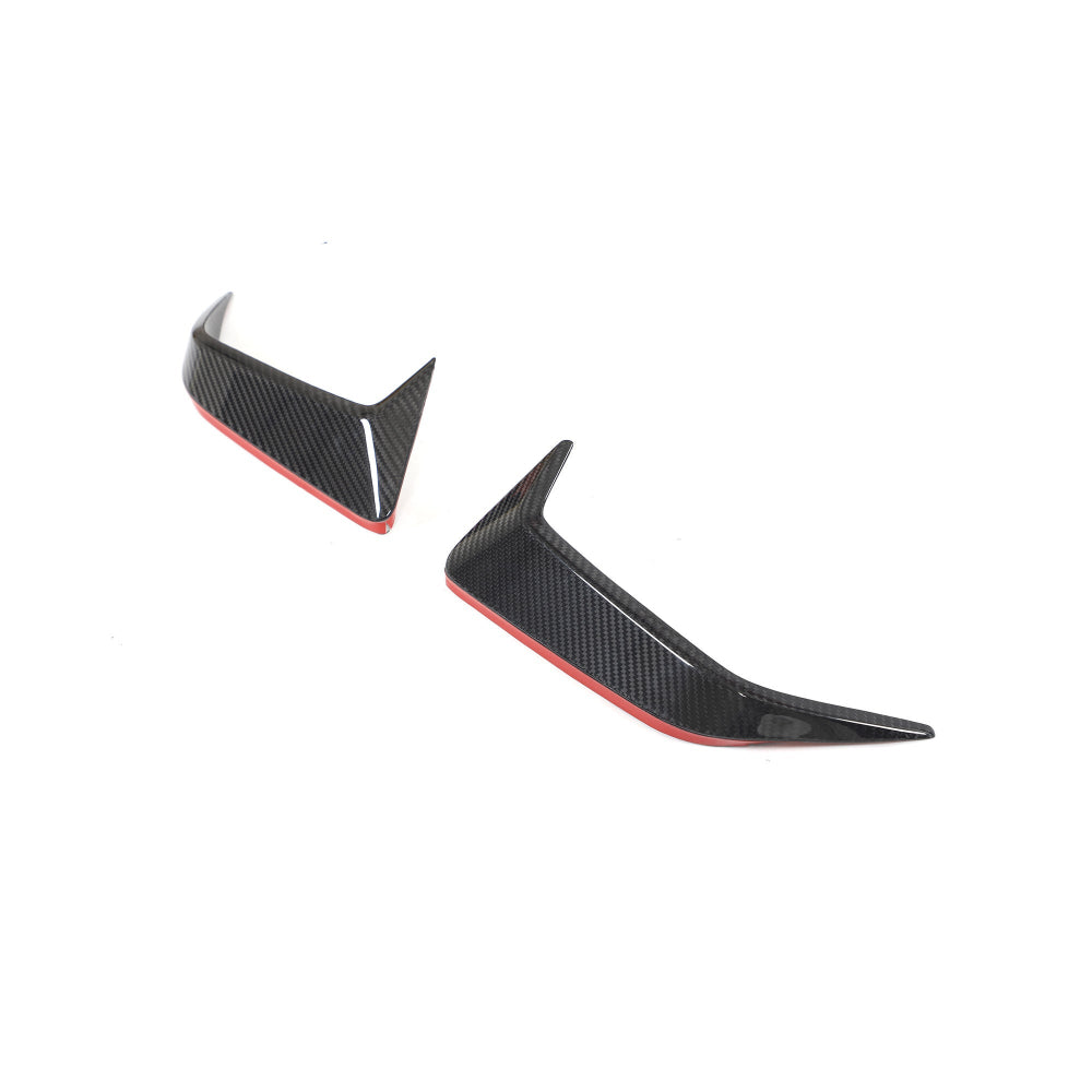 BMW F95 X5M 2023+ (LCI) CARBON FIBRE REAR BUMPER TRIM - CT DESIGN-Accessories-CT CARBON-CT Carbon - High-quality carbon fiber and gloss black aerodynamic parts for premium sports and luxury vehicles.