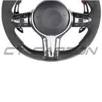 BMW FXX CARBON FIBRE / ALCANTARA CUSTOM STEERING WHEEL
