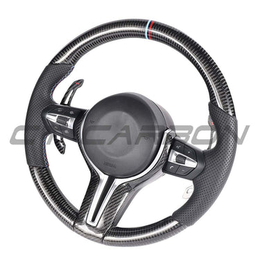 BMW FXX CARBON FIBRE / LEATHER CUSTOM STEERING WHEEL