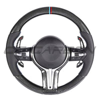 BMW FXX CARBON FIBRE / LEATHER CUSTOM STEERING WHEEL