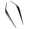 BMW G01//G02/F97/F98 X3/X4/X3M/X4M GLOSS BLACK HEADLIGHT EYEBROWS-Accessories-BLAK BY CT-CT Carbon - High-quality carbon fiber and gloss black aerodynamic parts for premium sports and luxury vehicles.