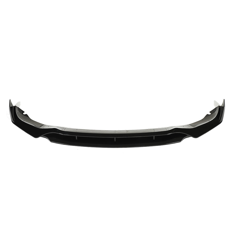 BMW G05 X5 GLOSS BLACK PLASTIC SPLITTER-Splitter-BLAK BY CT-CT Carbon - High-quality carbon fiber and gloss black aerodynamic parts for premium sports and luxury vehicles.