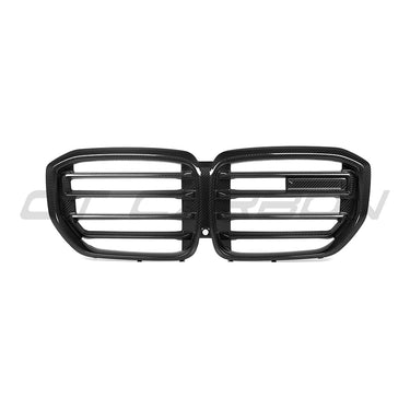 BMW G05 X5 (LCI) CARBON FIBRE GRILLE-Grille-CT CARBON-CT Carbon - High-quality carbon fiber and gloss black aerodynamic parts for premium sports and luxury vehicles.