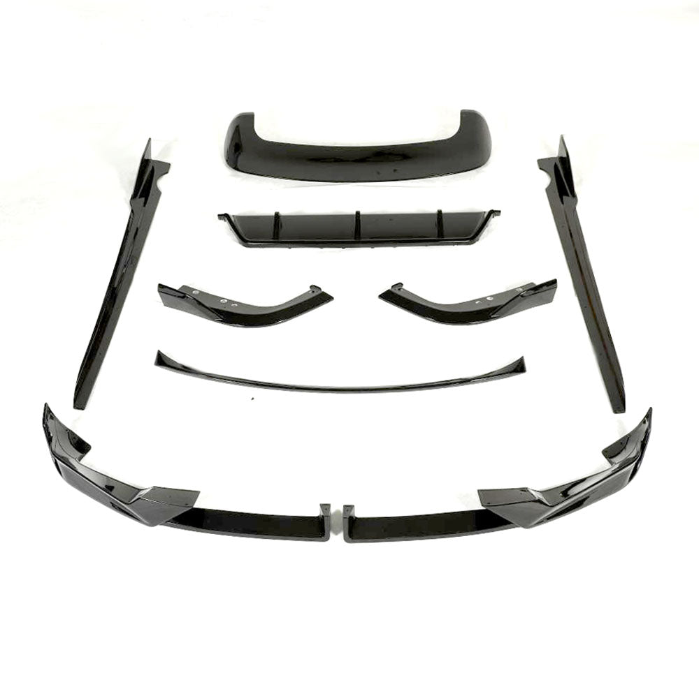BMW G05 X5 LCI FULL GLOSS BLACK KIT-Kit-BLAK BY CT-CT Carbon - High-quality carbon fiber and gloss black aerodynamic parts for premium sports and luxury vehicles.
