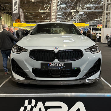 BMW G42 2 SERIES CARBON FIBRE SPLITTER - CT DESIGN-Splitter-CT CARBON-CT Carbon - High-quality carbon fiber and gloss black aerodynamic parts for premium sports and luxury vehicles.
